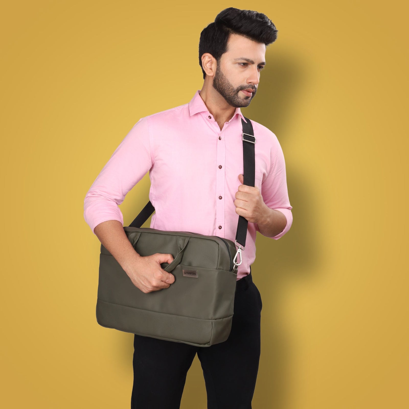 Green | Protecta Conquest Laptop Bag - 3