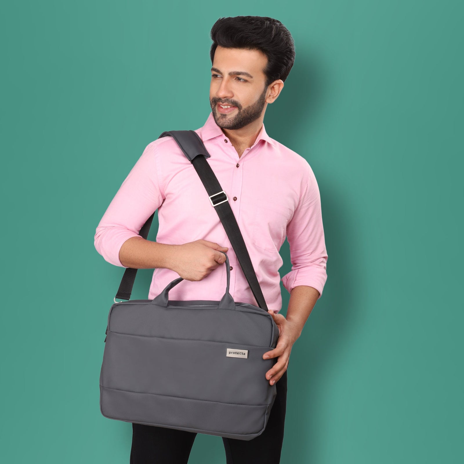 Grey | Protecta Conquest Laptop Bag - 1