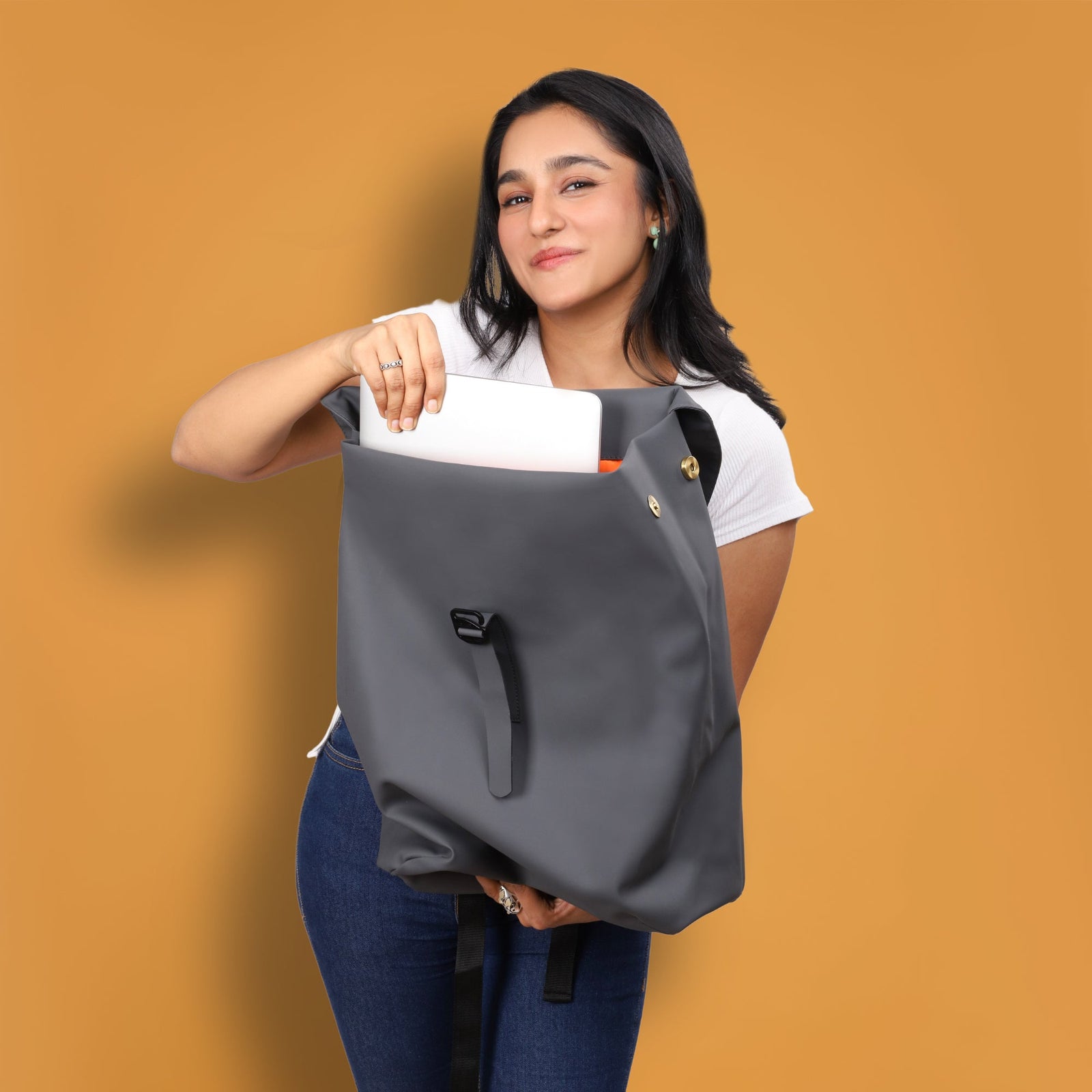 Grey | Protecta Crossover Laptop Backpack - 3