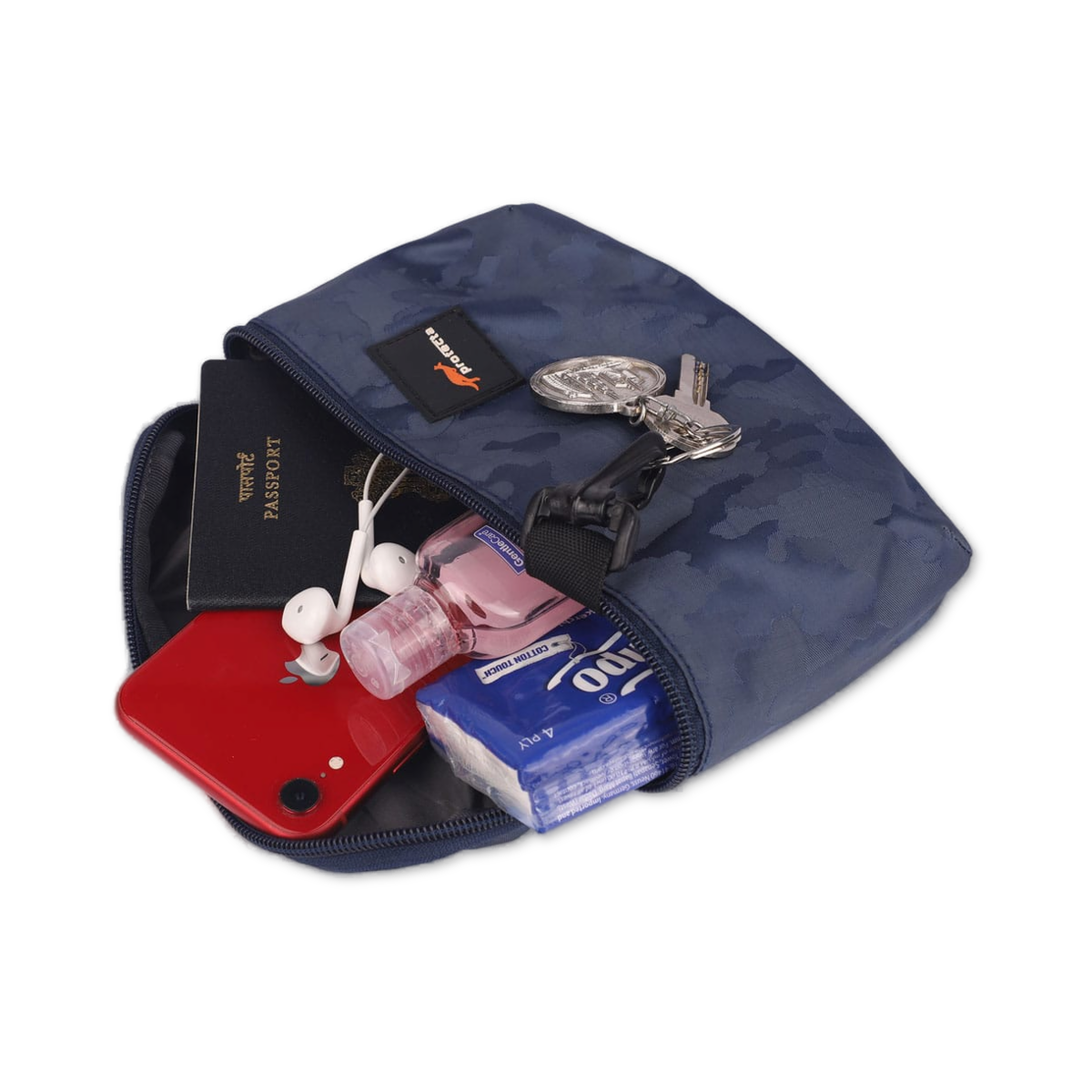 Navy | Protecta Debut Waist Bag-4