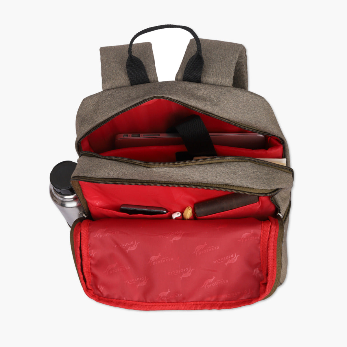 Brown | Protecta Delight Laptop Backpack - 6