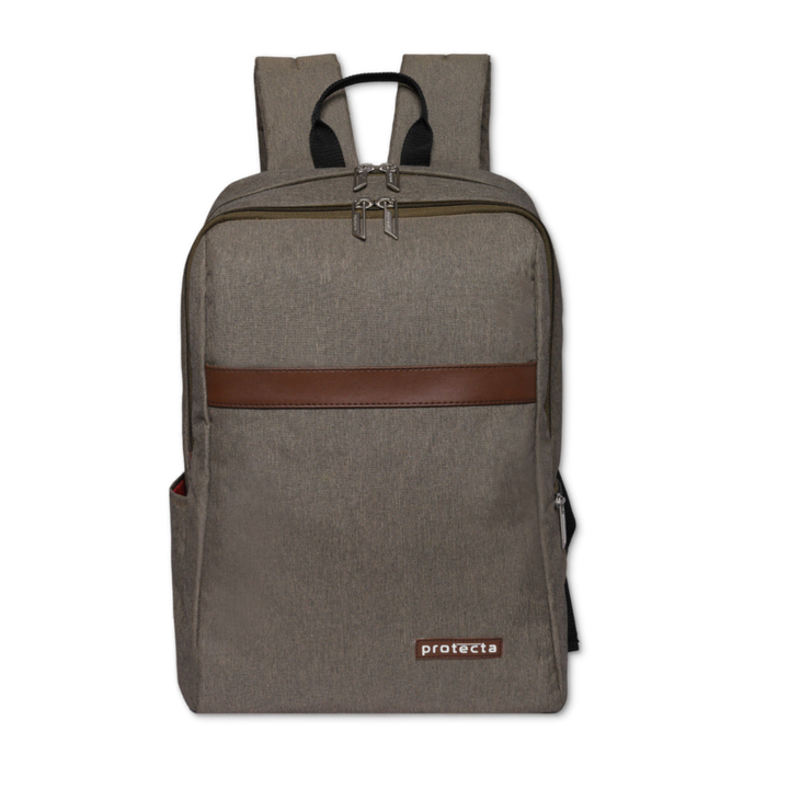 Brown | Protecta Delight Laptop Backpack - Main