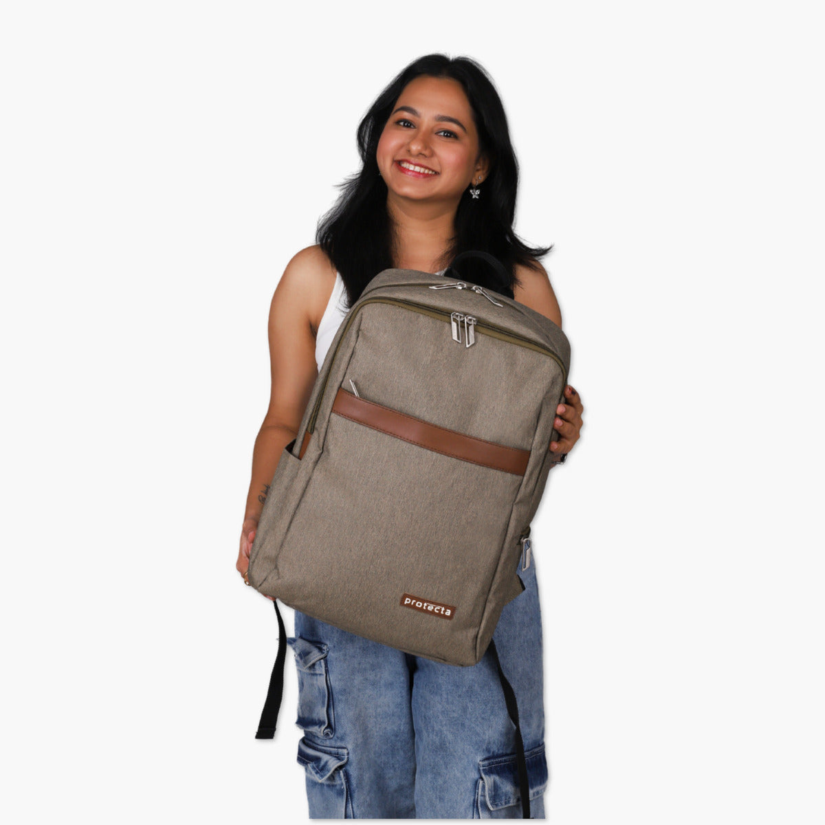 Brown | Protecta Delight Laptop Backpack - 7