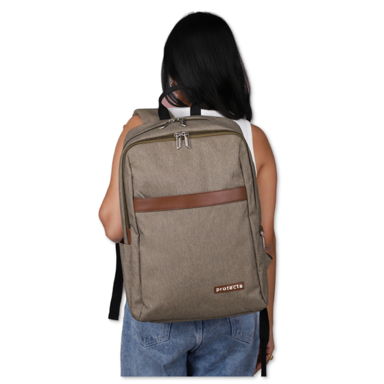 Brown | Protecta Delight Laptop Backpack - 8