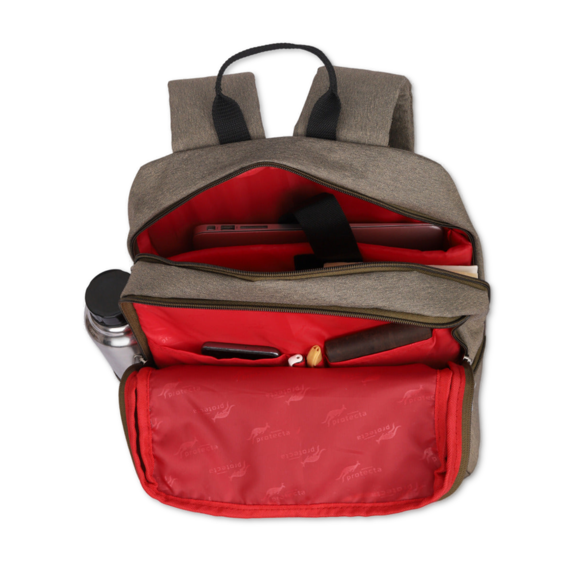 Brown | Protecta Delight Laptop Backpack - 6