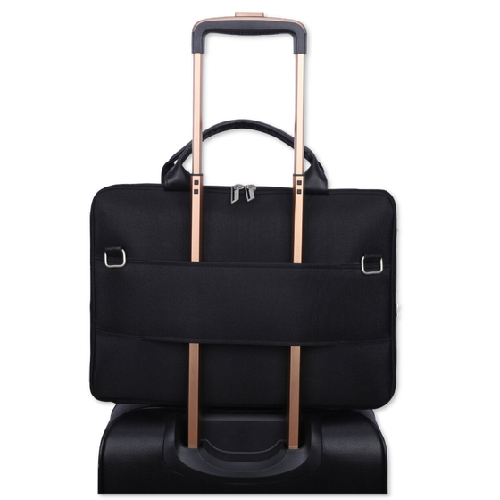 Black | Protecta Early Lead Anti-Theft Office Laptop Bag - 8