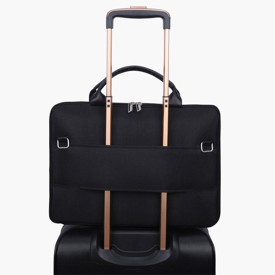 Black | Protecta Early Lead Anti-Theft Office Laptop Bag - 8