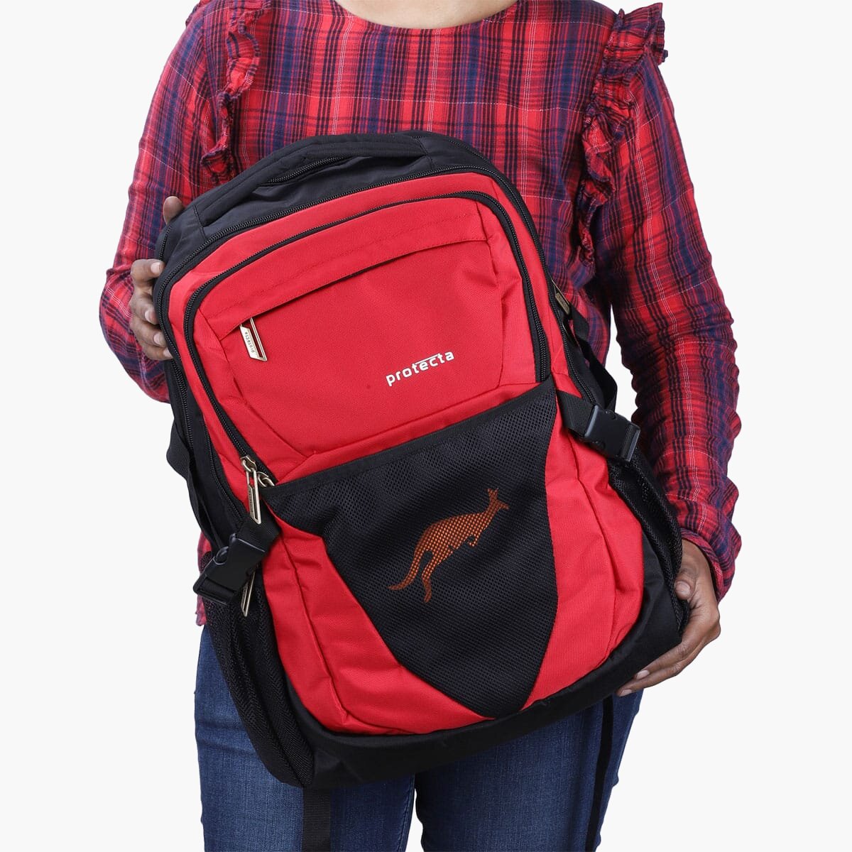 Black-Red | Protecta Enigma Laptop Backpack-6