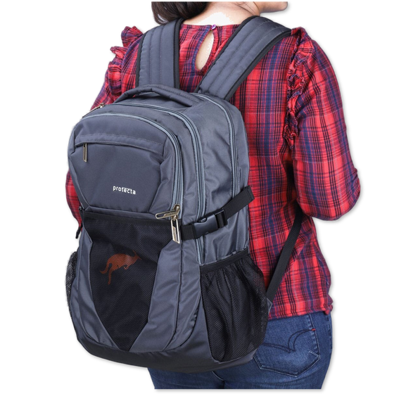Grey | Protecta Enigma Laptop Backpack-6