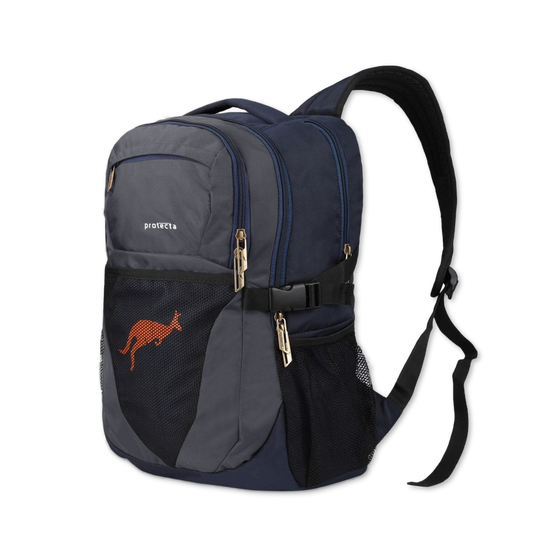 Navy-Grey | Protecta Enigma Laptop Backpack-1