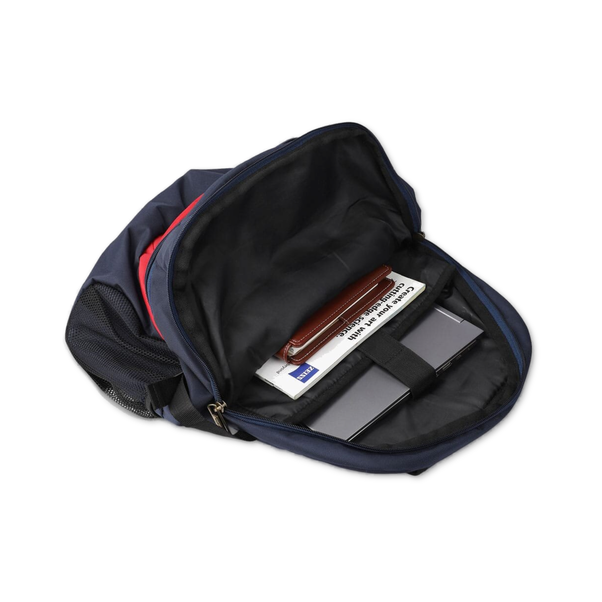 Navy-Red | Protecta Enigma Laptop Backpack-5