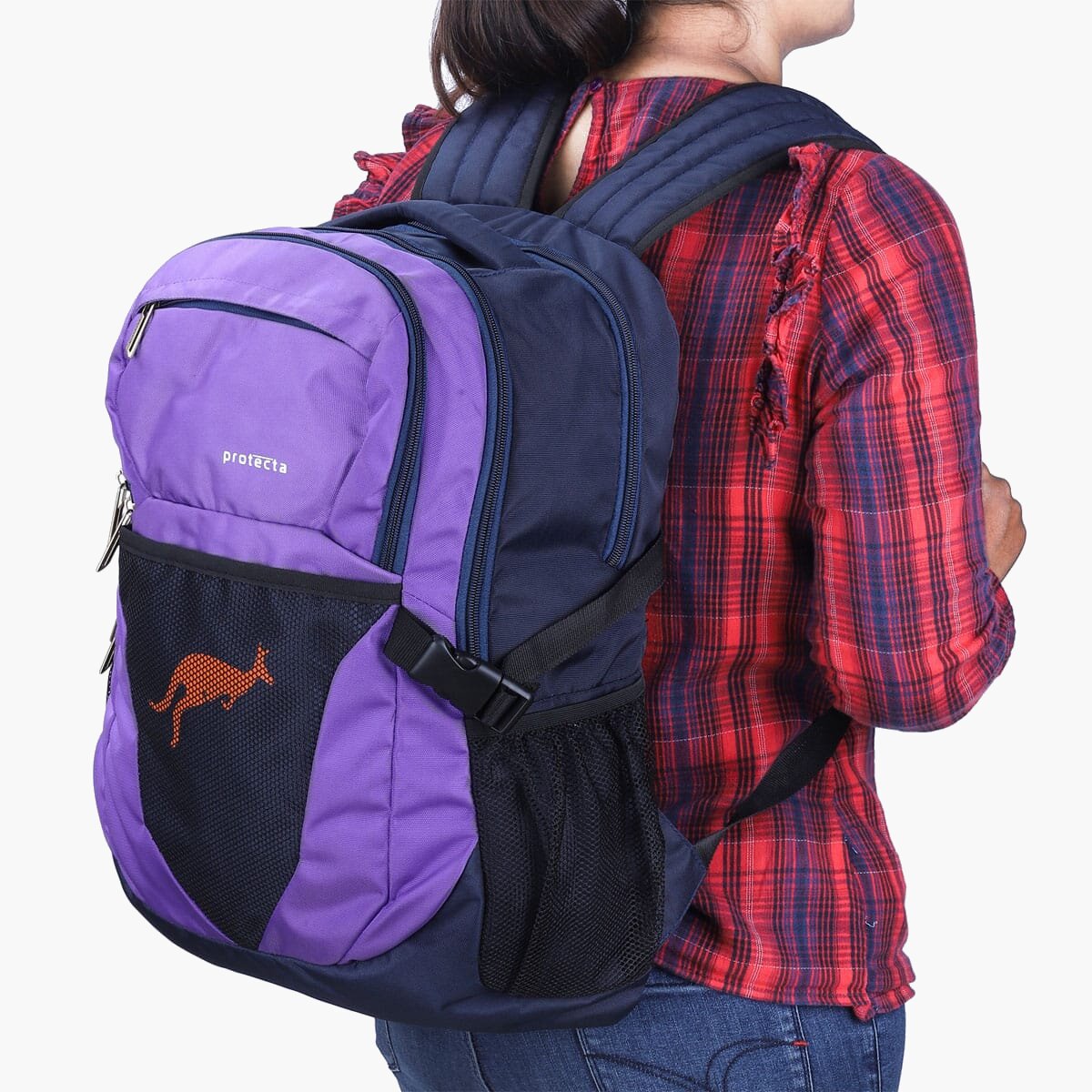 Navy-Violet | Protecta Enigma Laptop Backpack-6