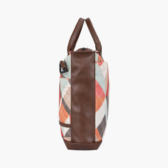 Geometric Print | Protecta Evenly Poised Office Laptop Bag for Women - 4