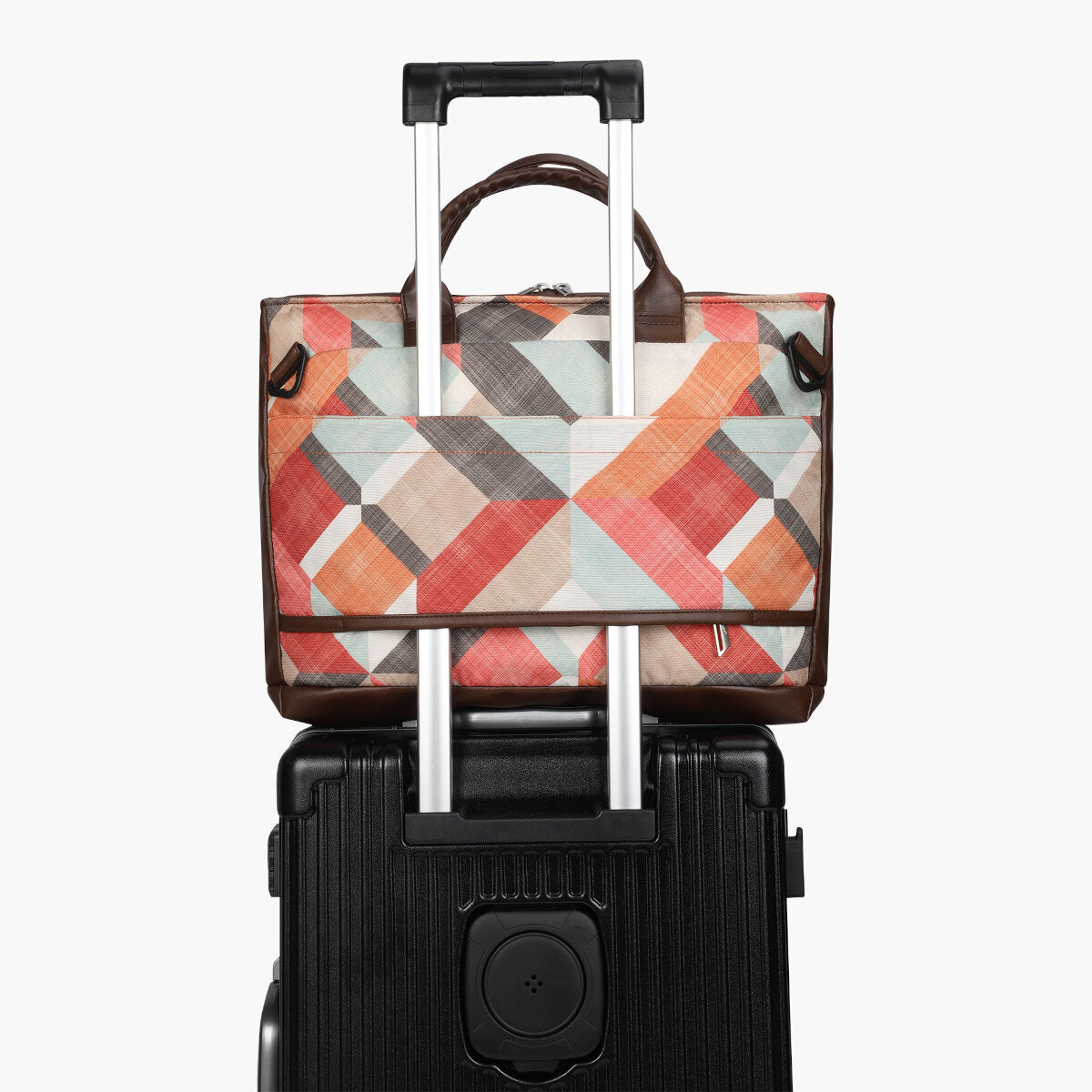 Geometric Print | Protecta Evenly Poised Office Laptop Bag for Women - 8