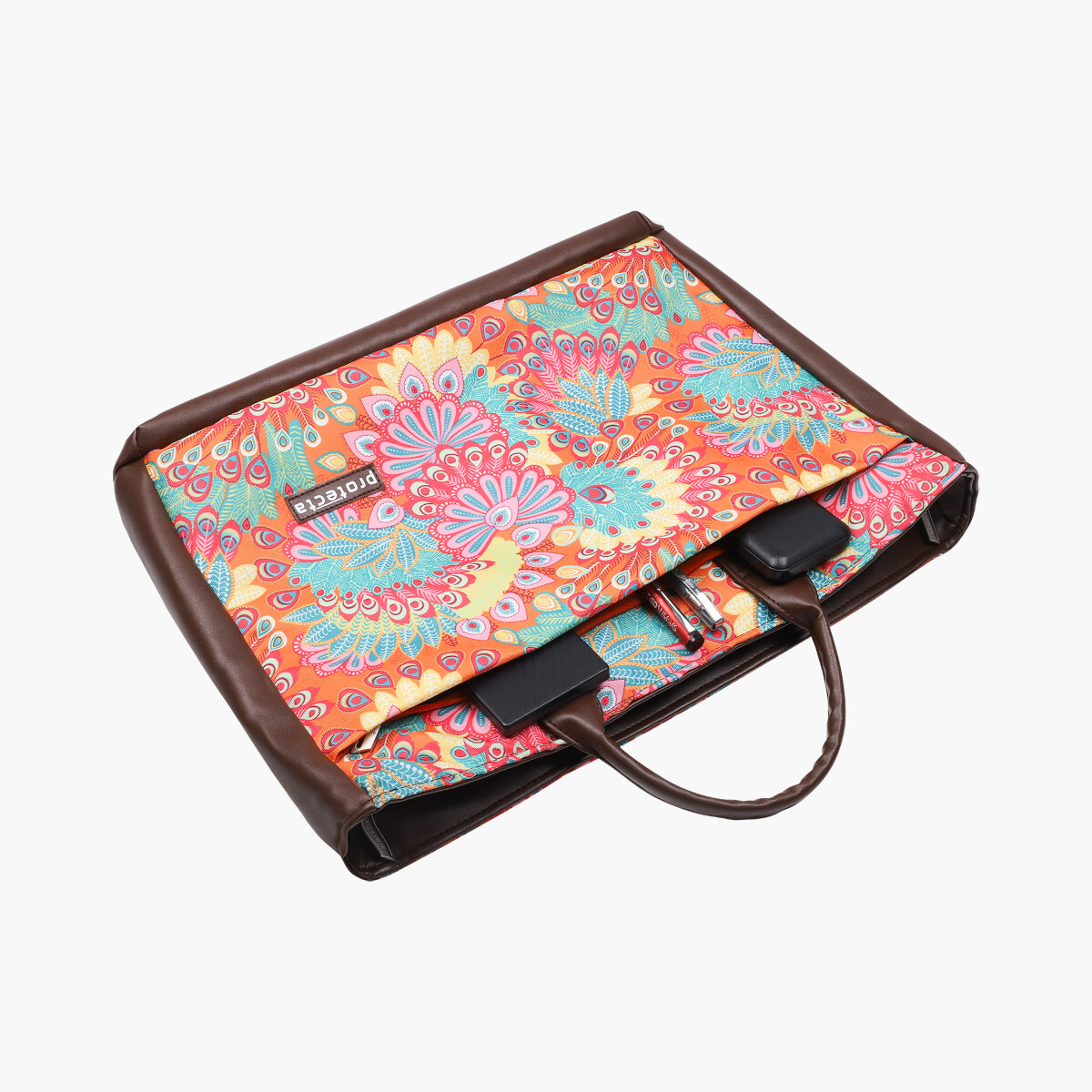 Paisley Print | Protecta Evenly Poised Office Laptop Bag for Women - 5