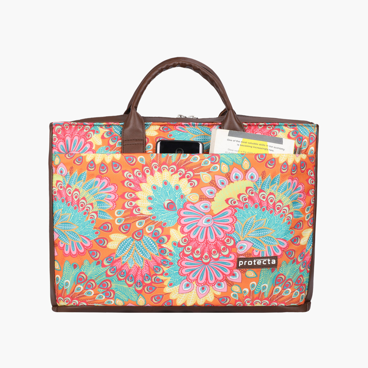Paisley Print | Protecta Evenly Poised Office Laptop Bag for Women - 6