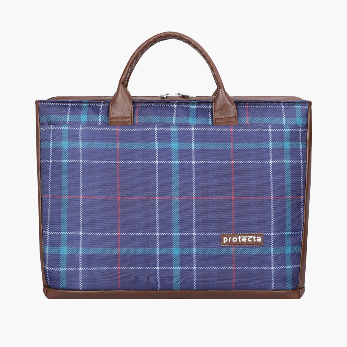 Plaid Print | Protecta Evenly Poised Office Laptop Bag for Women - Main