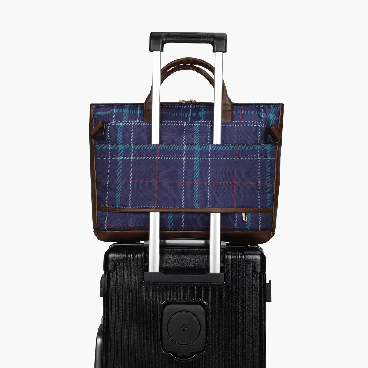 Plaid Print | Protecta Evenly Poised Office Laptop Bag for Women - 8