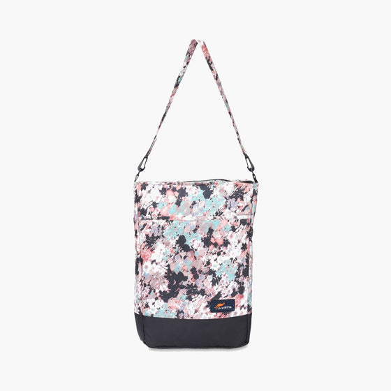 Abstract Flowers | Protecta Flair Convertible Laptop Backpack Tote-1