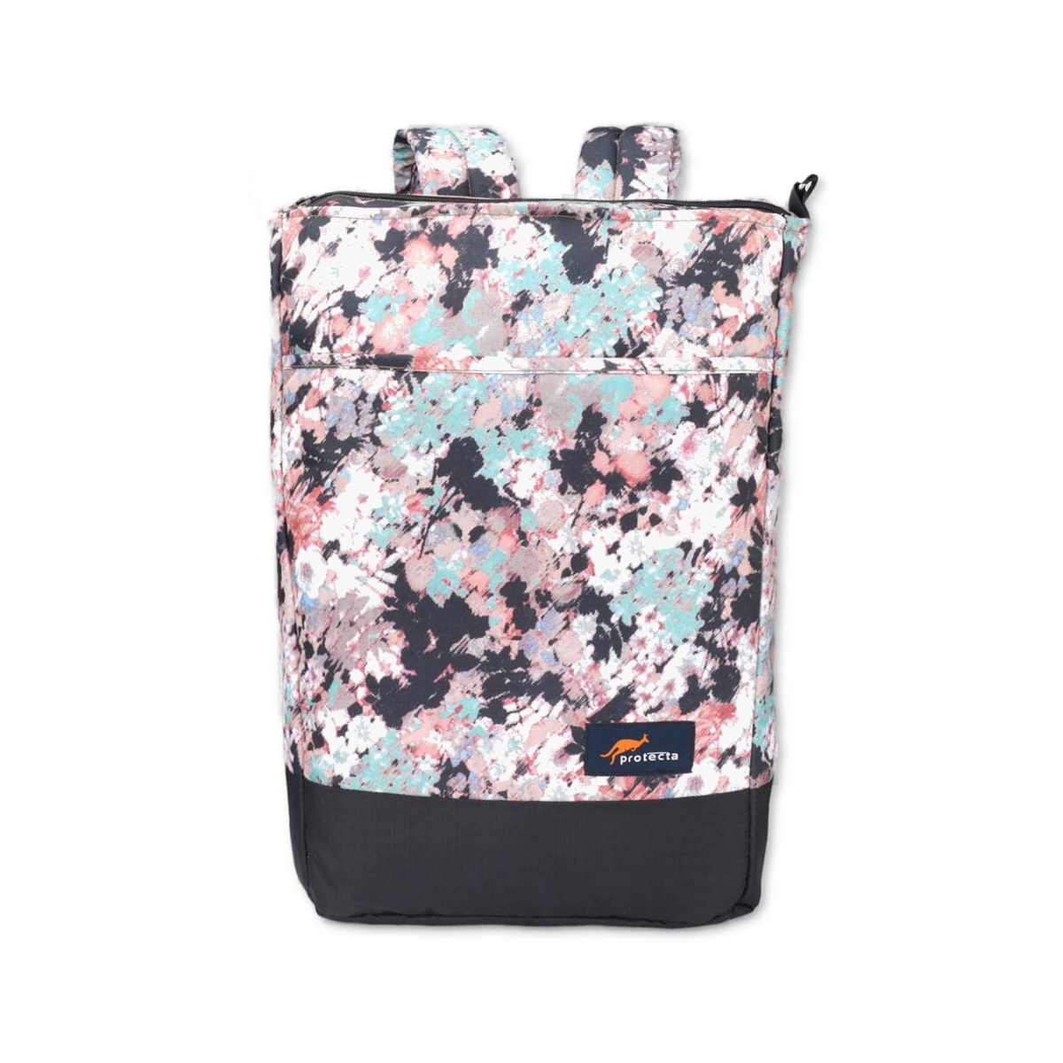 Abstract Flowers | Protecta Flair Convertible Laptop Backpack Tote-Main