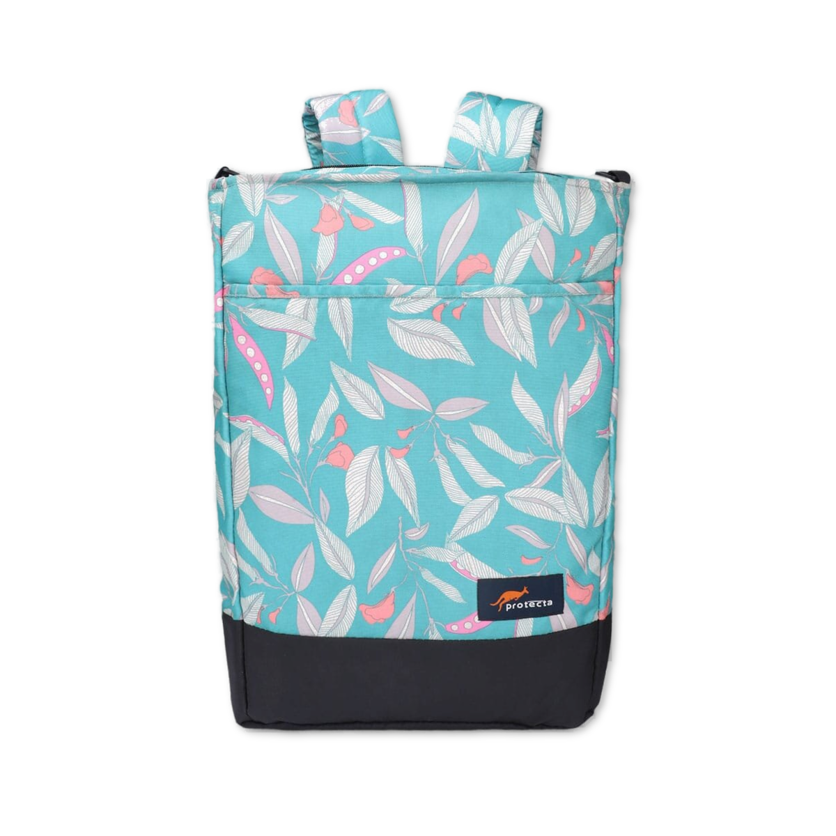 Green Leafy | Protecta Flair Convertible Laptop Backpack Tote-1