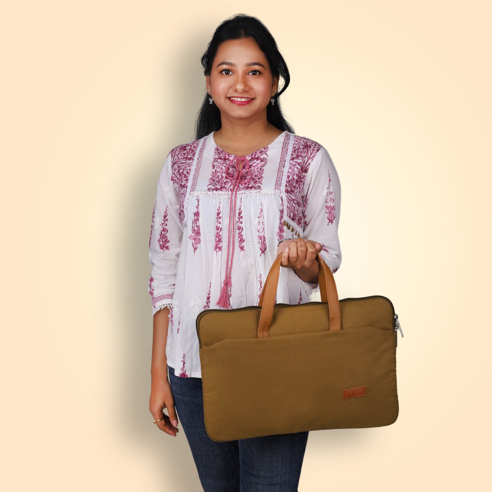Beige | Protecta Grace Laptop Bag - 1