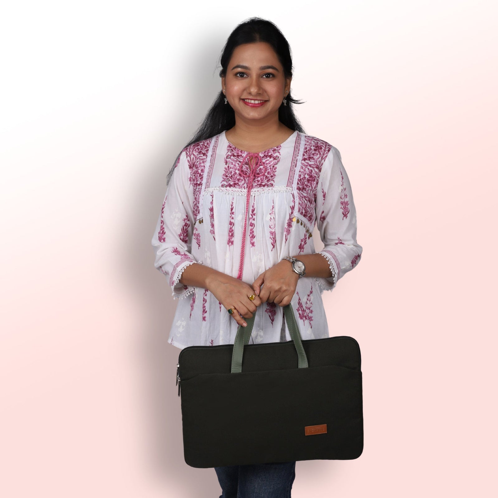 Olive Green | Protecta Grace Laptop Bag - 2