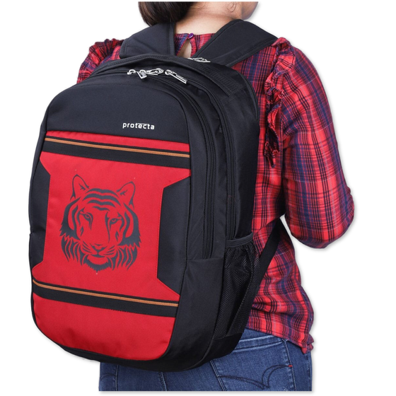 Black-Red | Protecta Harmony Laptop Backpack-6