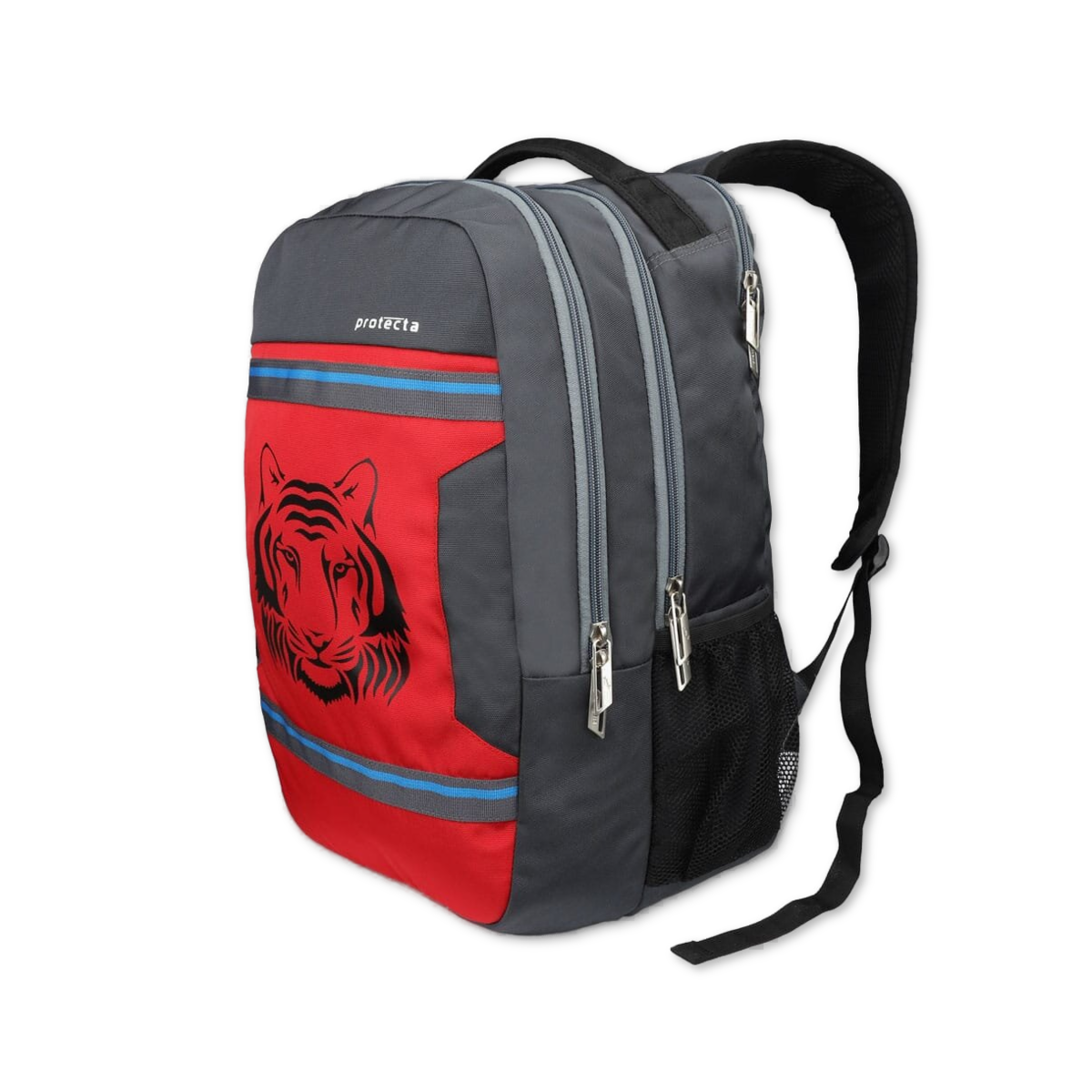 Grey-Red | Protecta Harmony Laptop Backpack-1
