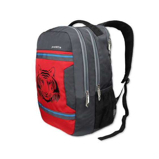 Grey-Red | Protecta Harmony Laptop Backpack-1