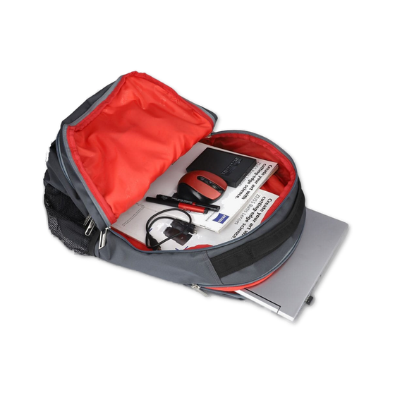 Grey-Red | Protecta Harmony Laptop Backpack-5