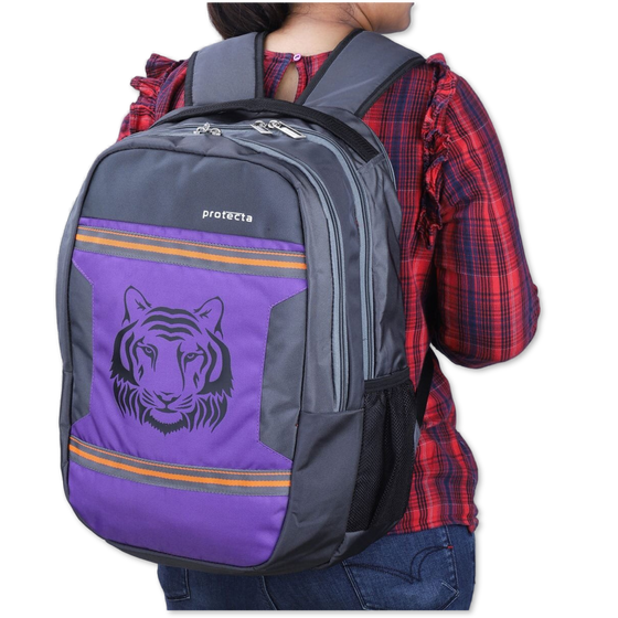 Grey-Violet | Protecta Harmony Laptop Backpack-6
