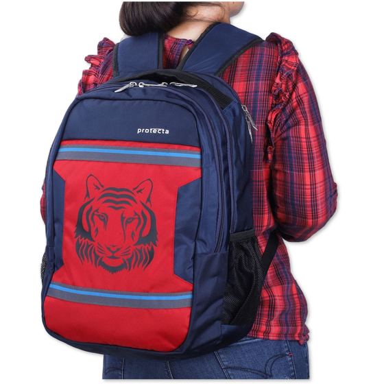 Navy-Red| Protecta Harmony Laptop Backpack-6