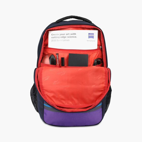 Navy-Violet| Protecta Harmony Laptop Backpack-4