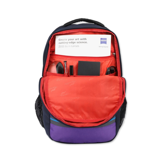 Navy-Violet| Protecta Harmony Laptop Backpack-4