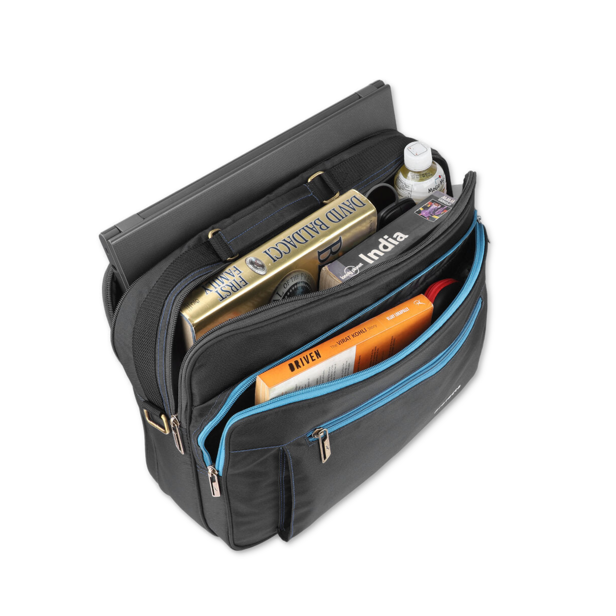 Black-Blue, Headquarter Travel & Office Bag-1