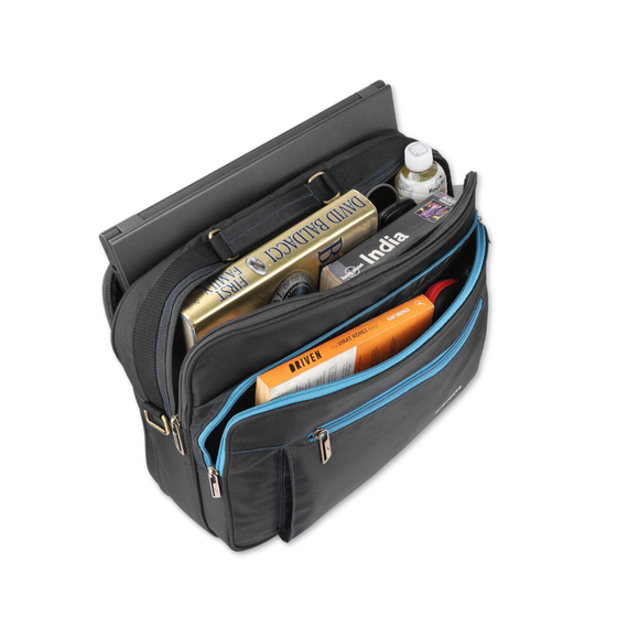 Black-Blue, Headquarter Travel & Office Bag-1