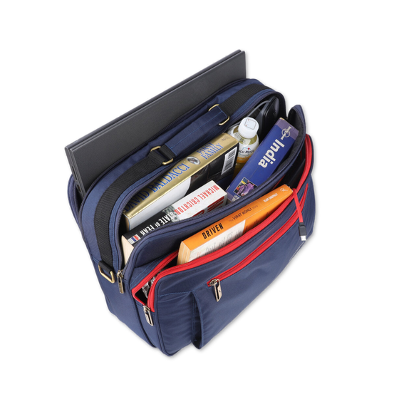 Navy-Red, Headquarter Travel & Office Bag-1