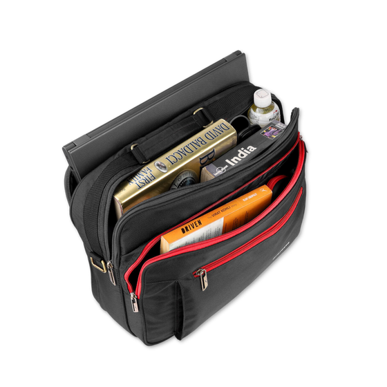 Black-Red, Headquarter Travel & Office Bag-2