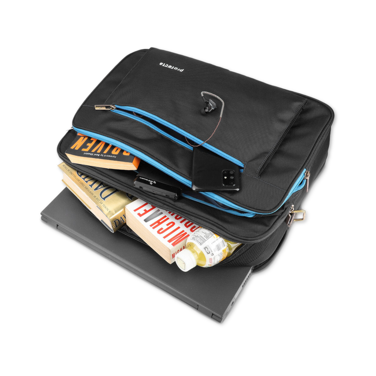 Black-Blue, Headquarter Travel & Office Bag-5
