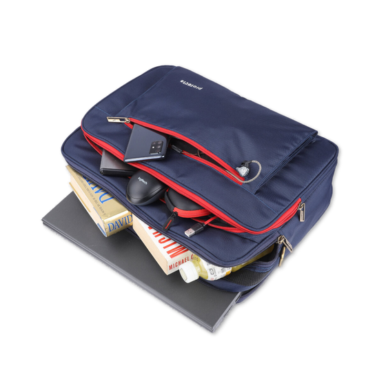 Navy-Red, Headquarter Travel & Office Bag-5