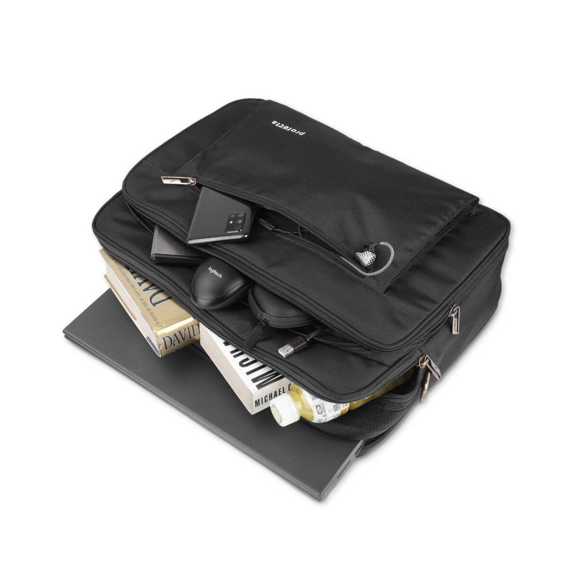 Black, Headquarter Travel & Office Bag-5