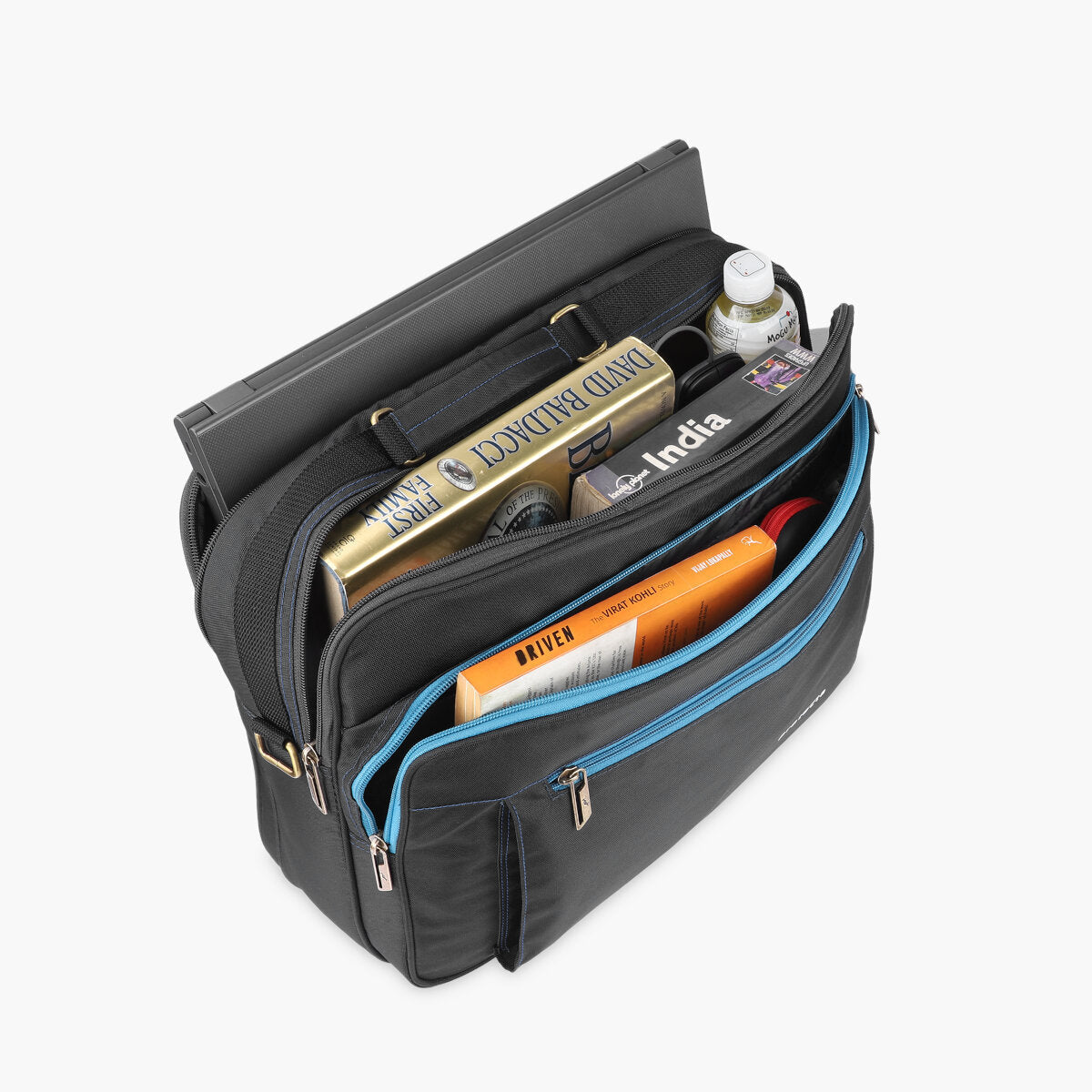Black-Blue, Headquarter Travel & Office Bag-1