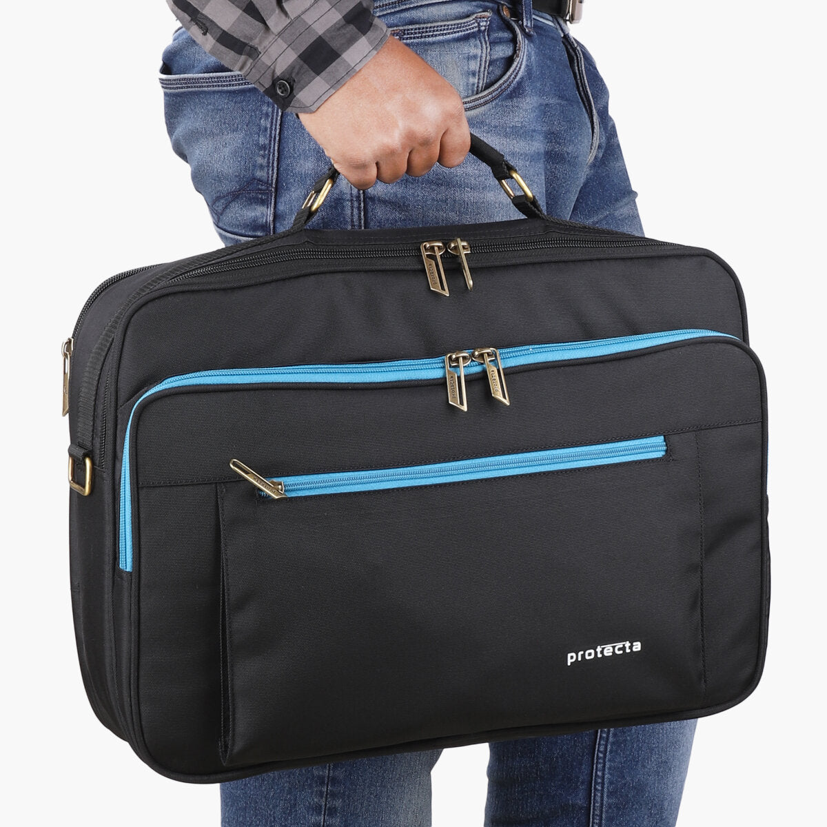 Black-Blue, Headquarter Travel & Office Bag-8