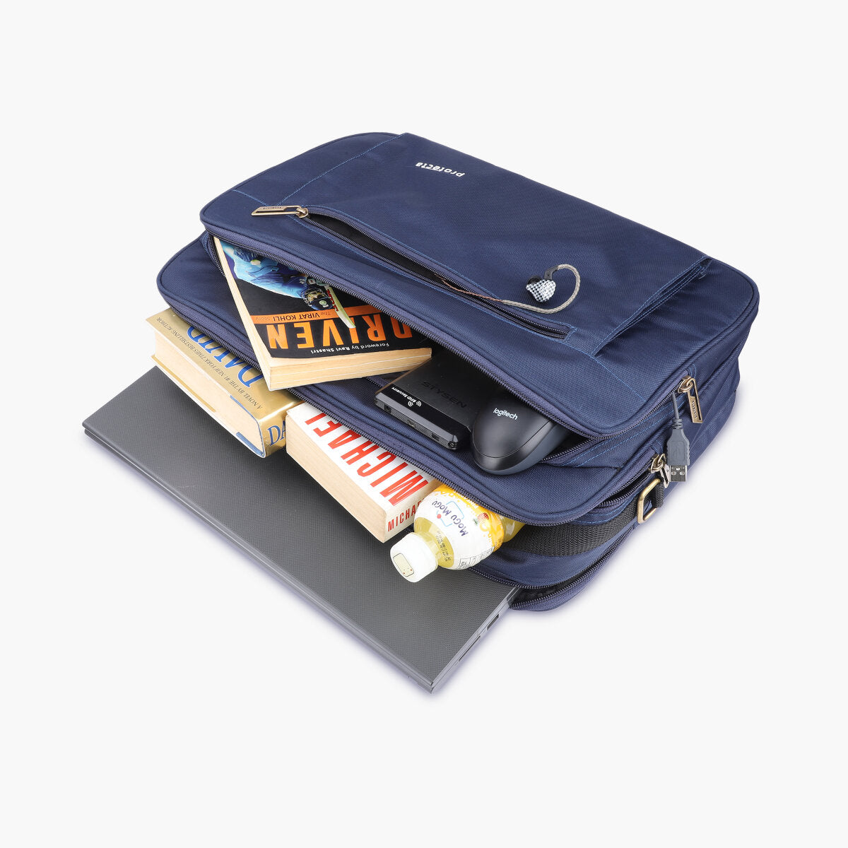 Navy, Headquarter Travel & Office Bag-5