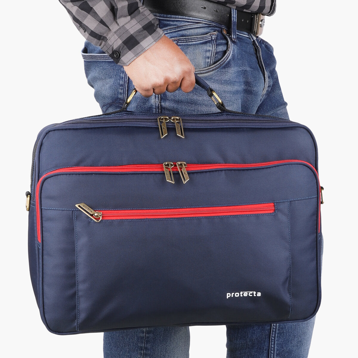 Navy-Red, Headquarter Travel & Office Bag-8