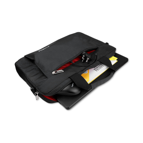 Black | Protecta Headquarter Lite Slim Office Laptop Bag-1