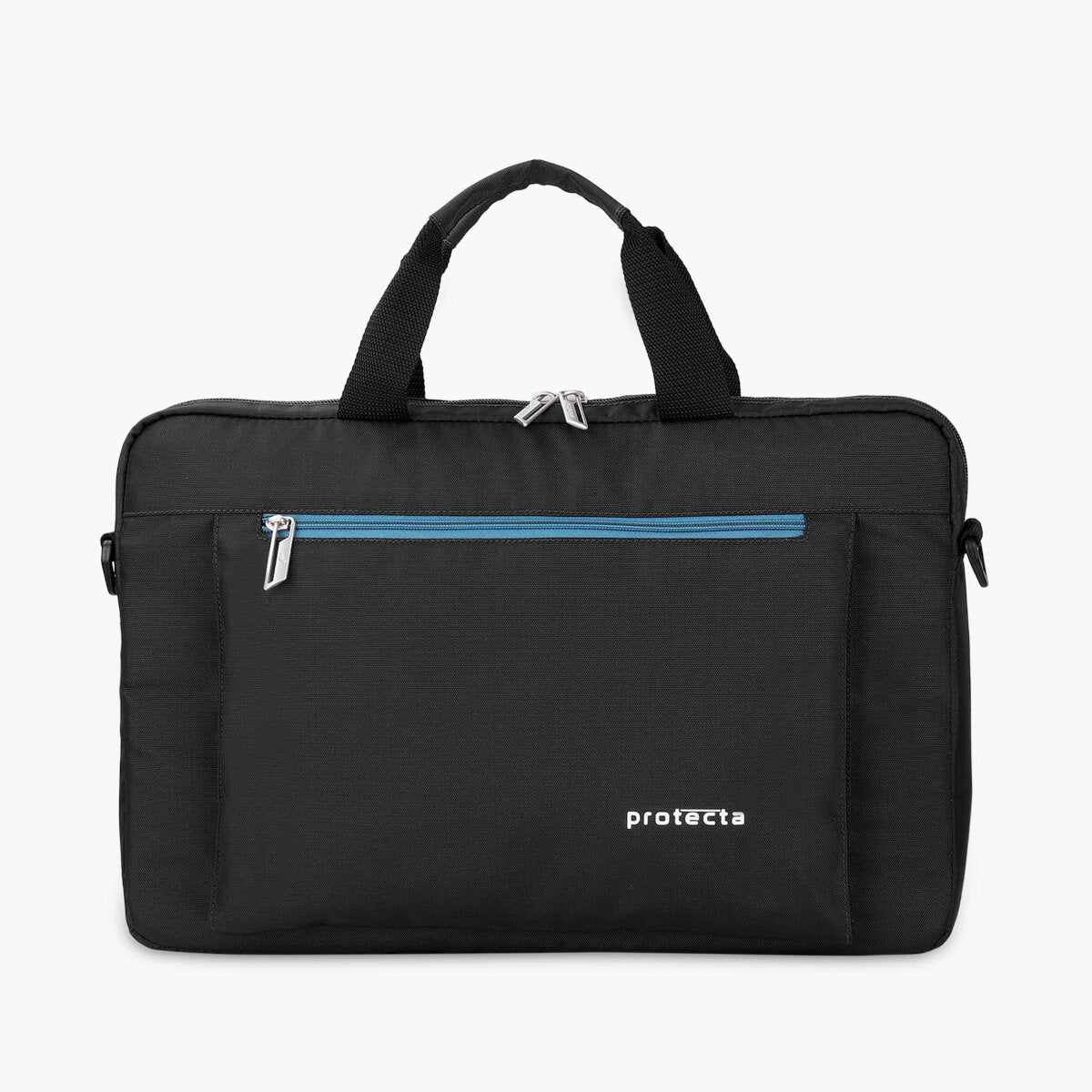 Black-Blue | Protecta Headquarter Lite Slim Office Laptop Bag-Main