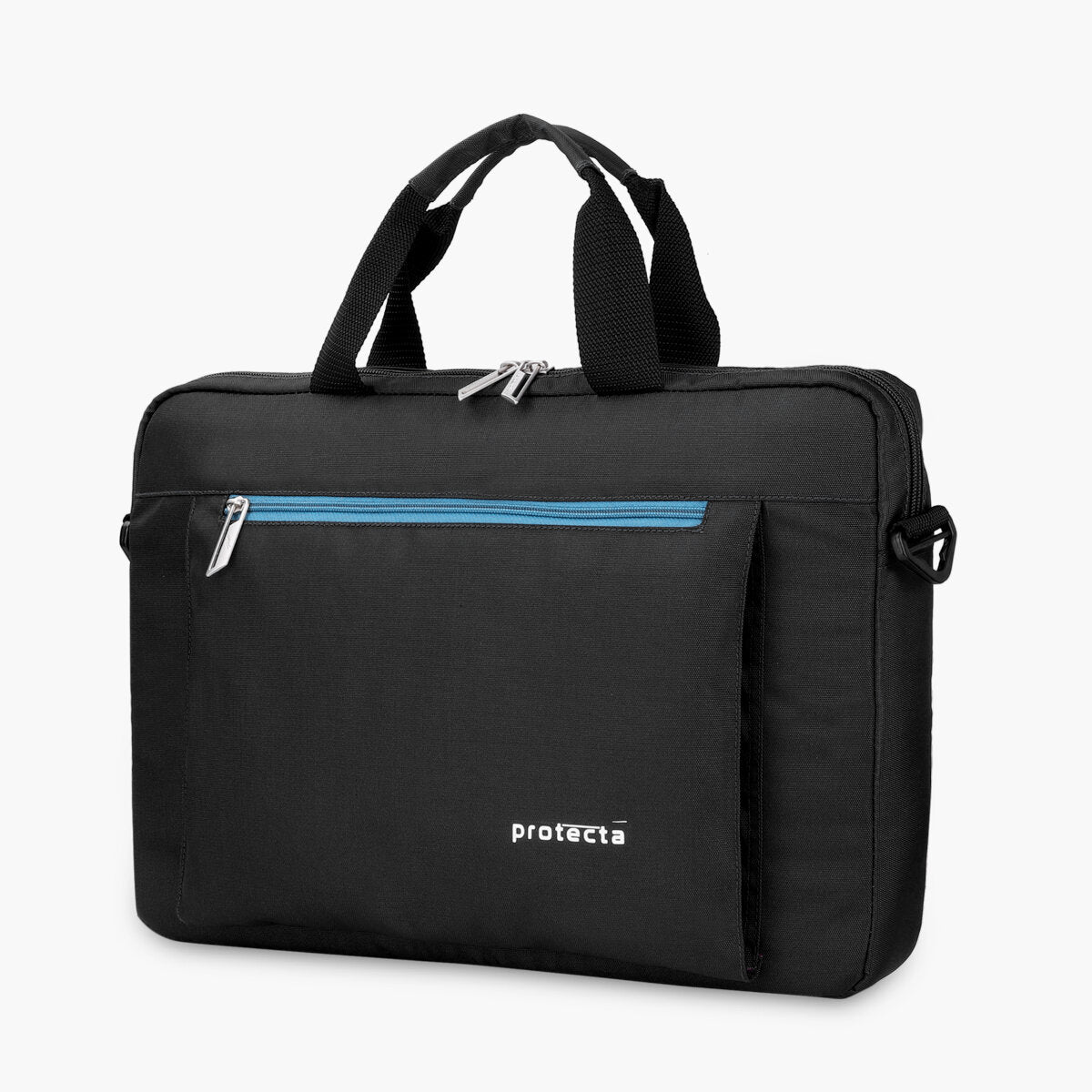 Black-Blue | Protecta Headquarter Lite Slim Office Laptop Bag-2