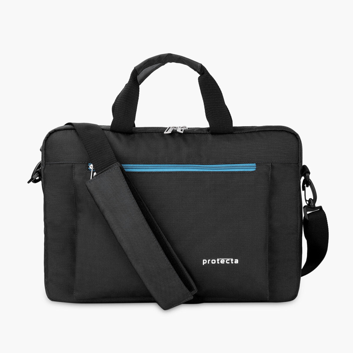 Black-Blue | Protecta Headquarter Lite Slim Office Laptop Bag-4